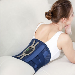 Coussin chauffant sans fil masseur de dos orthèse pour le soulagement de la douleur au bas du dos Vibration Wrap avec ceinture chauffante de massage de la taille - Product Image 2
