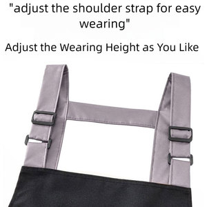 Biểu Tượng Tùy Chỉnh In PVC Dành Cho Người Lớn Không Tay Tạp Dề Không Thấm Nước Và Dầu-Bằng Chứng Nhà Bếp Barista Làm Việc Quần Áo Cho Phục Vụ Ăn Uống - Product Image 4