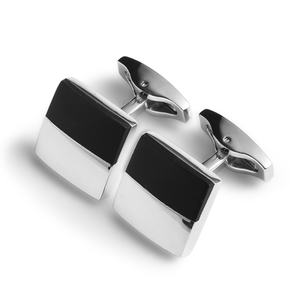 Mancuernillas de Plata de Diseño Sencillo para Boda, Venta al por Mayor de Fábrica - Product Image 1