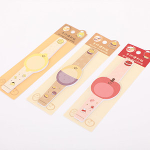 Unik X Second Morning Semo dây đeo cổ tay ghi chú dán hình đồng hồ IP Hàn Quốc dây đeo cổ tay Dải dài tiện lợi miếng dán tức thì - Product Image 3