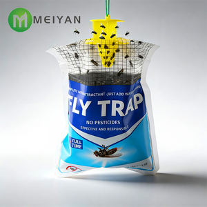 حقيبة صيد الذباب صلبة وصديقة للبيئة ومقاومة للماء للتعليق في الحدائق الخارجية، أداة كبيرة لصيد ذباب الفاكهة - Product Image 1