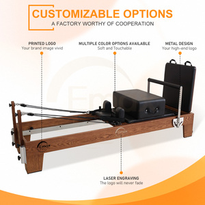 Nuovo Prodotto Attrezzatura Fitness in Legno per Palestra Domestica, Reformer Pilates Due-in-Uno con Torre Semi-elevata - Product Image 2