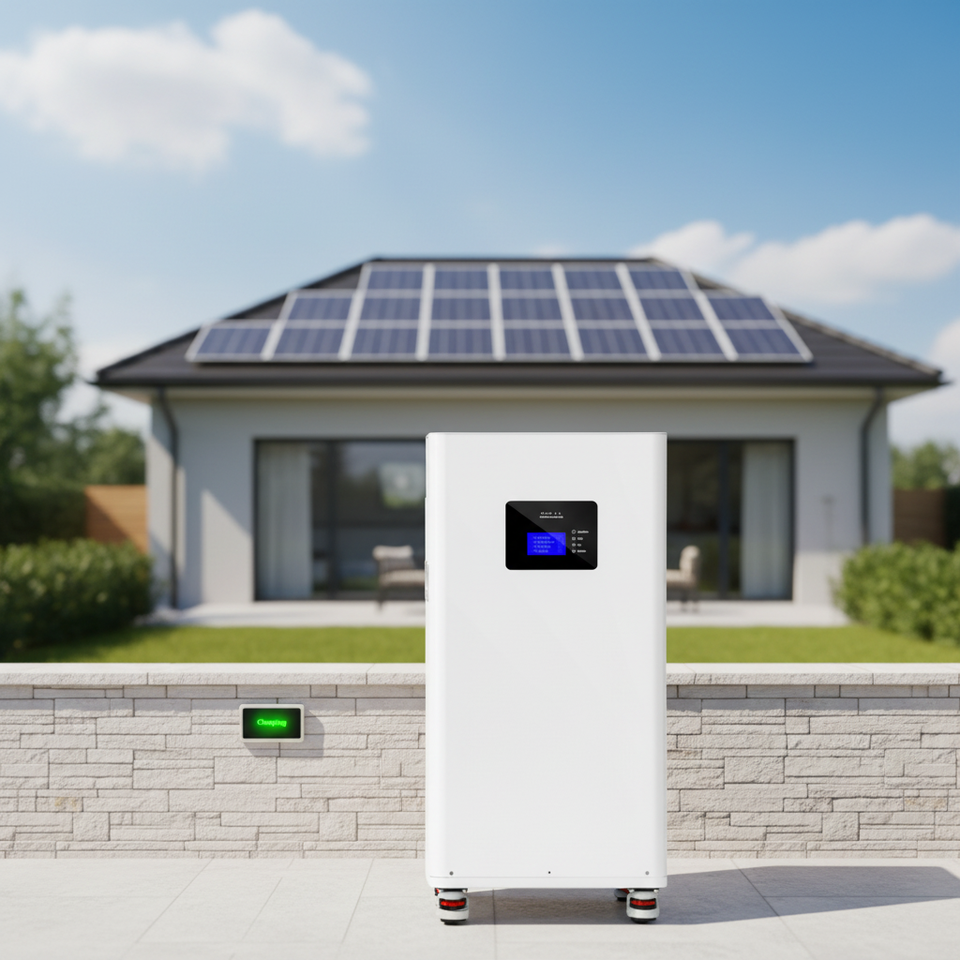 300Ah Lithium Solar Battery 15kWh Rack-mounted Stackable Lifepo4 IP65 ...