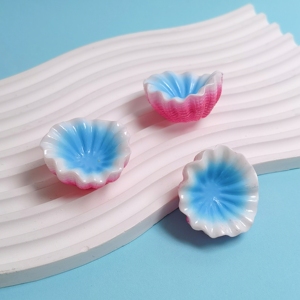 100 Breloques Coquillages Bleus Perle 3D Miniatures Modèles de Coquillages Marins Décorations pour Jardin Féerique Aménagement Paysager Fête Mariage - Product Image 6