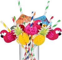 Pailles à cocktail en papier manuelles, fournitures pour mariages, événements, fêtes, décorations de bar, pailles jetables