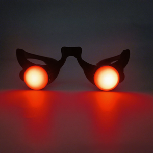 Gafas LED con Ojos Rojos que Brillan en la Oscuridad para Halloween, Gafas de Muerte Intermitentes Rosas y Negras para Decoración de Fiestas Juveniles - Product Image 2