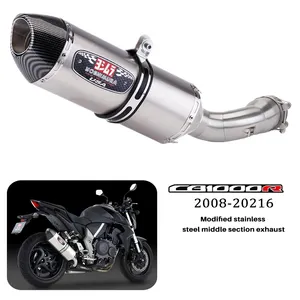 Motorcycles Exhaust System Muffler Silencers CB 1000R Slip On For Honda CB1000R 2008-2016 Motorcycle Exhaust Escapes