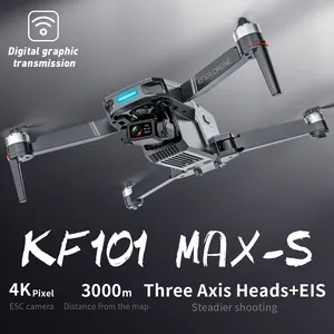 Haute performance Kf101 Max-s 3 axes cardan mécanique 3km longue Distance Fpv Drone professionnel 4k caméra avec 30min de vol