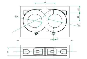 เซ็นเซอร์ตรวจสอบกระแสไฟฟ้า SICA30KY ที่เชื่อถือได้ มาตรฐาน IP65 สำหรับหม้อแปลงไฟฟ้ากระแสสลับ - Product Image 2