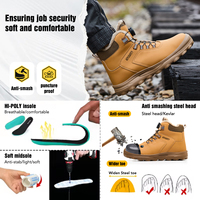 Bottes de travail d'hiver OEM, légères, respirantes, anti-choc, avec embout en acier, style baskets, en daim et toile, doublées fourrure