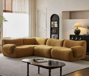 Sofá <span class=keywords><strong>Cama</strong></span> en Forma de L de Alta Calidad, Convertible, de Espuma de Alta Densidad, Cómodo y Moderno, Modular - Product Image 1