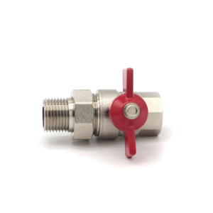 Vanne à boisseau sphérique industrielle en laiton DN25 3/4 pouce filetage F/F poignée longue PN25 Vanne de tuyauterie d'eau certifiée CE OEM - Product Image 2