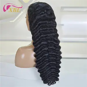 XBL wear and go wig 13x6 hd lace frontal wig virgin cuticle aligned human hair raw indian hair wigs from india wholesale vendor