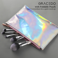 Satchel — ensembles de maquillage professionnel, soins de beauté, lot de 8 pièces, cheveux doux, avec sacs de cosmétiques