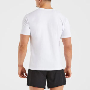 Camiseta Básica de Color Sólido, Corte Regular, para Hombre, Manga Corta, Ecológica, 100% Algodón, 210g, para Uso Diario - Product Image 2