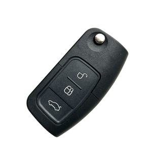 Clés de véhicule Offre Spéciale <span class=keywords><strong>3</strong></span> boutons flip pliant coque de clé de voiture housse pour f-ord <span class=keywords><strong>Focus</strong></span> c-max Fiesta Galaxy Mondeo - Product Image 1