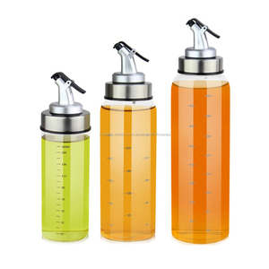 Verde oscuro tamaño personalizado 50 ml/250 ml/500 ml de alta borosilicato vacía pequeña botella de vidrio de aceite de oliva - Product Image 1