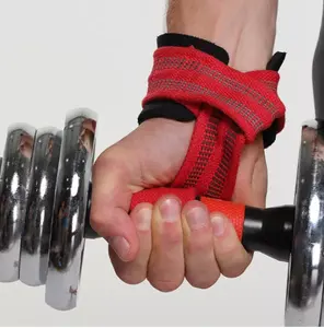 Bodybuilding Accessories Adjustable Weightlifting Straps Gym Grips Straps Bandage Wrist Wraps