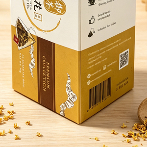 Custom Eco-Friendly White Cardboard <strong>Box</strong> High-Quality <strong>Tea</strong> <strong>Gift</strong> <strong>Box</strong> UV Printing <strong>Box</strong> for <strong>Herbal</strong> <strong>Tea</strong> Bag - Product Image 3
