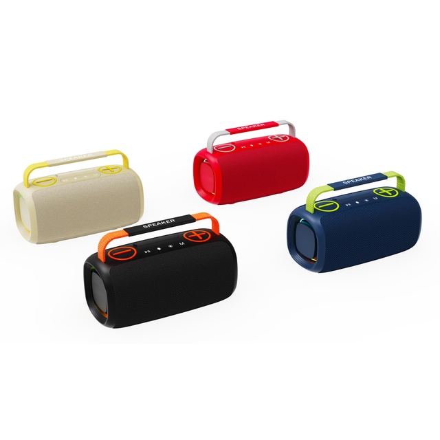 Portable AI Intelligent Algorithm Bluetooth 5.3 30W Wireless Speaker Deep Bass 2400mAh 3H Playtime Hands-Free Speaker