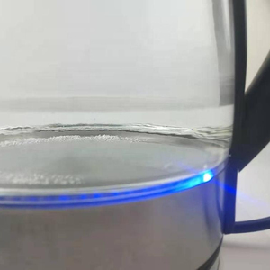 Blue Led Light 1.8l <strong>Electric</strong> Kettle Glass Water Kettle Mechanical Water Heating Plastic Lid Stained Glass Glass <strong>Tea</strong> <strong>Pot</strong> <strong>Electric</strong> - Product Image 2