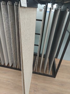 Panel <span class=keywords><strong>de</strong></span> Piedra Flexible con Relieve 3D en Tela Tejida Beige para Pared Decorativa <span class=keywords><strong>de</strong></span> Hotel o Villa - Product Image 4