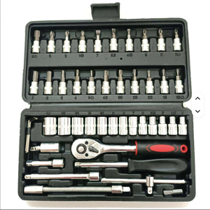Juego de Llaves de Torque de 46 Piezas y 1/4 de Pulgada, de Acero al Carbono, con Vasos Torx, para Reparación de Automóviles, en Estuche Rígido de Plástico, OEM - Product Image 1