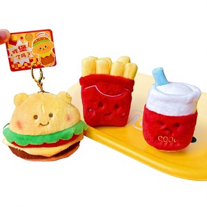 Cartoon Shake and Scream Panda Dull Screaming Frog Keychain Angry Panda Pendant <b>Gift</b> Small Present - Product Image 1