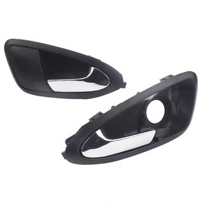 De cromo Interior manija de la puerta con cerradura 6J1837113A LH 6J1837114A RH para asiento <span class=keywords><strong>Ibiza</strong></span> 09-17 Venta caliente dentro de la manija de la puerta - Product Image 1