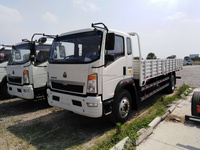 Camion léger chinois Sinotruk Howo 4x2, mini camionnette diesel 5T, nouveau camion de transport avec clôture
