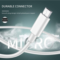 Câble de données Micro-USB en PVC pour téléphone portable, Original et robuste, livraison gratuite