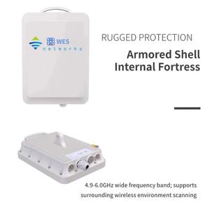 Промышленная беспроводная точка доступа WES <span class=keywords><strong>Outdoor</strong></span> Point 2 Multipoint, антенна 18dBi, диапазон 4.9-6ГГц, скорость 866 Мбит/с, дальность 10 км, для Wi-Fi, умных сетей и транспорта, рабочая температура -40~75°C - Product Image 3