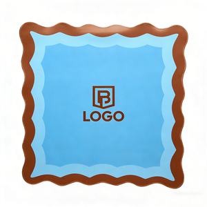 Tapis de Mahjong Bleu 800x800mm, Réduction du Bruit, 3mm d'Épaisseur, Tapis de Mahjong Américain de Luxe - Product Image 3