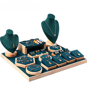 Tùy Chỉnh Đồ Trang Sức Sang Trọng Hiển Thị Đứng Bộ Vòng Đeo Tay Vòng Cổ Bông Tai Hiển Thị Đạo Cụ - Product Image 5