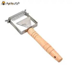 SS Inner Tines Adjustable Honey Uncapping Fork Wax Uncapper Bee Keeping Tool Beekeeping Equipment Apiculture Imkereibedarf