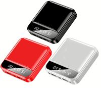 Usine En Vrac 10000 Mah Chargeur Powerbank Led Numérique 3 Usb Power Bank Haute Vitesse 10000 Mah Power Banks