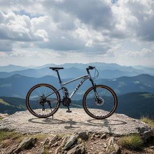 Bicicletta da Montagna Downhill Marca JINT, Sospensione Doppia per Adulti, Telaio in Acciaio al Carbonio, Ruote da 26 Pollici, Vendita all'Ingrosso - Product Image 1