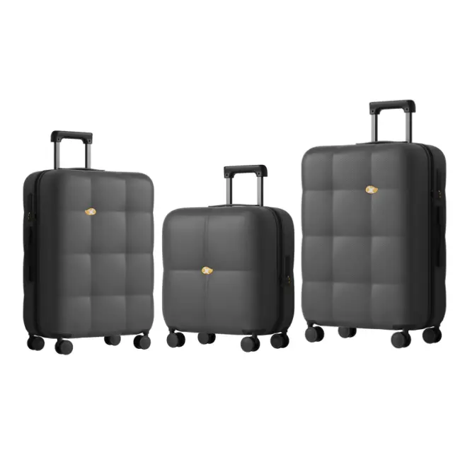 Mob Reiskoffer Bagageset Bagage Meenemen Op Bagageruimte Besparend Zachte Montagekast Zwarte Koffer Bagage