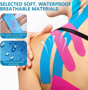 Nastro Kinesiologico in Cotone CW 2,5 cm*5m Unisex per Danzatori, Supporto Muscolare Flessibile, Resistente alle Intemperie, Elastico, Miglior Prezzo di Fabbrica - Product Image 4