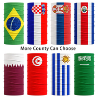 En gros, Foulard multifonctionnel personnalisé drapeau allemand, masque solaire, cagoule, bandeau, cache-cou ou bandana, foulard et masque de cyclisme