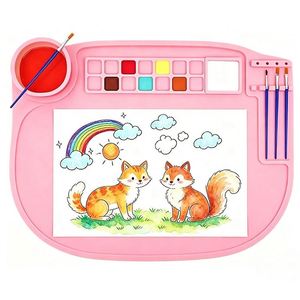 OEM/ODM Custom Printed <b>Silicone</b> Crafting <b>Mat</b> Washable Diy Painting Color <b>Mats</b> <b>Silicone</b> Craft Large <b>Mat</b> Safety Edge - Product Image 1