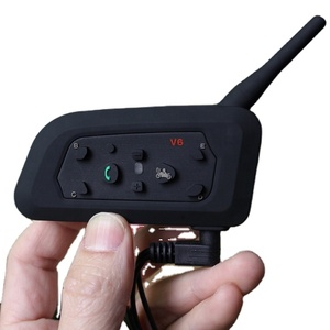 Intercomunicador para Motocicleta TOUCARE <span class=keywords><strong>V6</strong></span> Bluetooth 5.0, Auriculares Impermeables con Cancelación de Ruido para 6 Personas, Compartir Música para Motociclismo en Grupo - Product Image 1