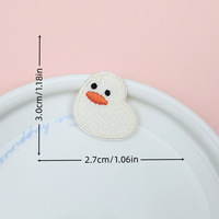 Patchs brodés d'animaux miniatures, thermocollants ou à coudre, adaptés aux accessoires vestimentaires DIY tels que vêtements, sacs et chapeaux