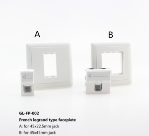 <span class=keywords><strong>Plaque</strong></span> murale de type <span class=keywords><strong>Legrand</strong></span> française 86x86mm - Product Image 2