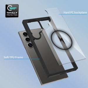 Étui de téléphone transparent en acrylique pour Galaxy S21 22 23 24 25, accessoires mobiles transparents antichoc pour <span class=keywords><strong>Samsung</strong></span> Galaxy S24 Ultra - Product Image 2