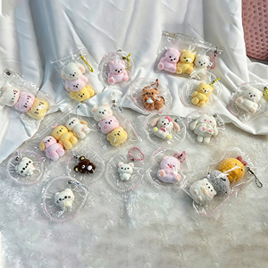 Llavero <span class=keywords><strong>de</strong></span> oso <span class=keywords><strong>de</strong></span> peluche adorable, squishy <span class=keywords><strong>de</strong></span> subida lenta, <span class=keywords><strong>de</strong></span> silicona con textura <span class=keywords><strong>de</strong></span> barro cremoso y pegajoso, juguetes sensoriales divertidos con forma <span class=keywords><strong>de</strong></span> animal, colgante para bolso - Product Image 5