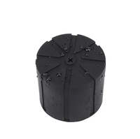 Capuchon d'objectif en silicone imperméable anti-poussière personnalisé OEM pour caméra Capuchon avant et arrière anti-rayures avec logo en relief