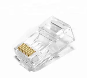 El mejor Mini enchufe Cat6 Cat5 Rg45 Metal 8 Pin Precio Conector Ethernet Rj45