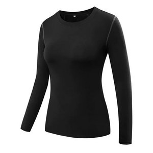 Clothing Manufacturers Long Sleeve Plain Design for Summer Compression Shirt Premium Quality Workout Compression Shirt - Product Image 2