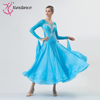 B-2220 personnalisé nouvelle robe de danse de salon standard international robes de danse de salon en soie perlée de haute qualité à vendre